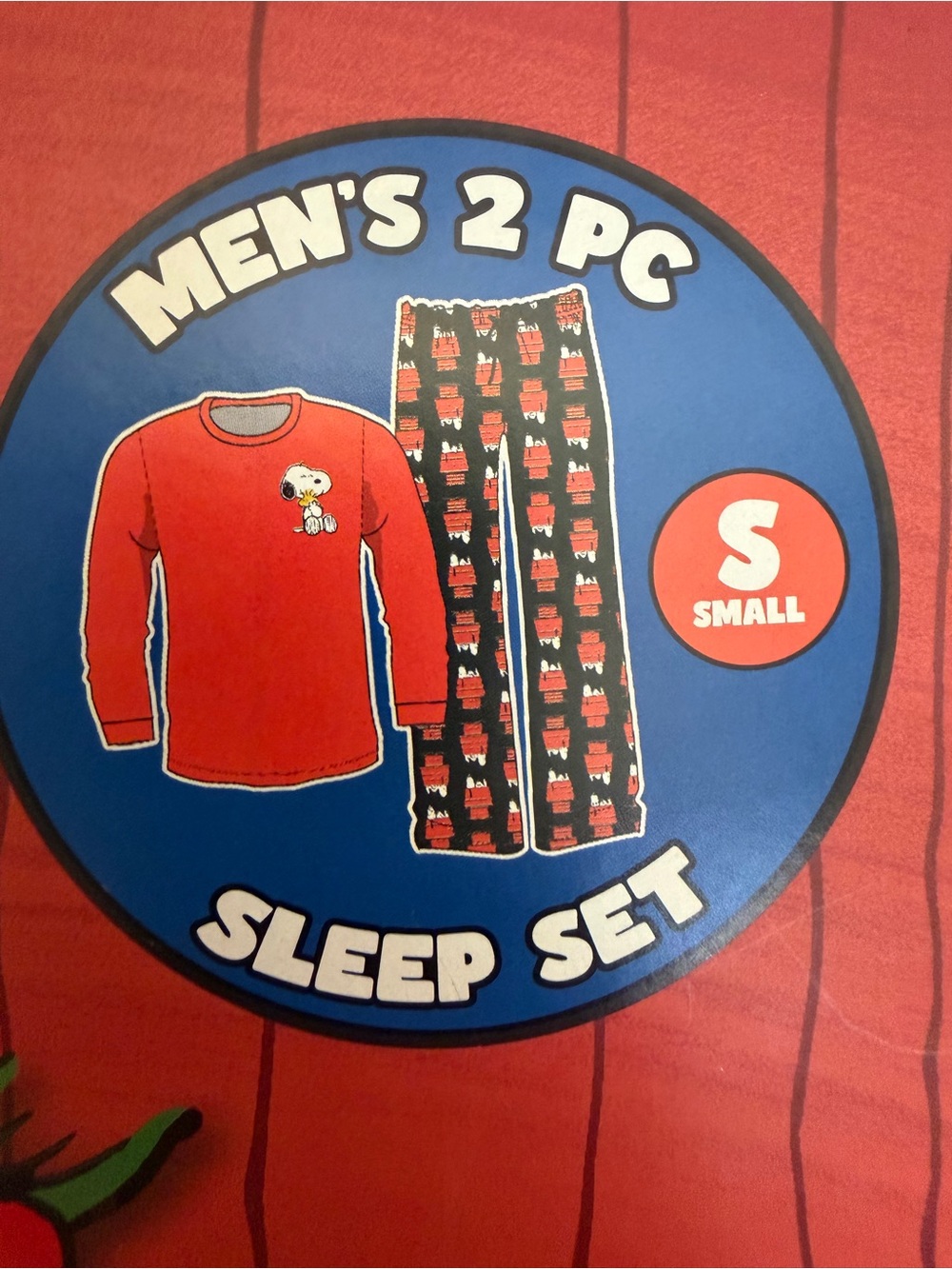 NWT SNOOPY PEANUTS men’s Pajamas 2-Piece Sleep Set - Unbranded